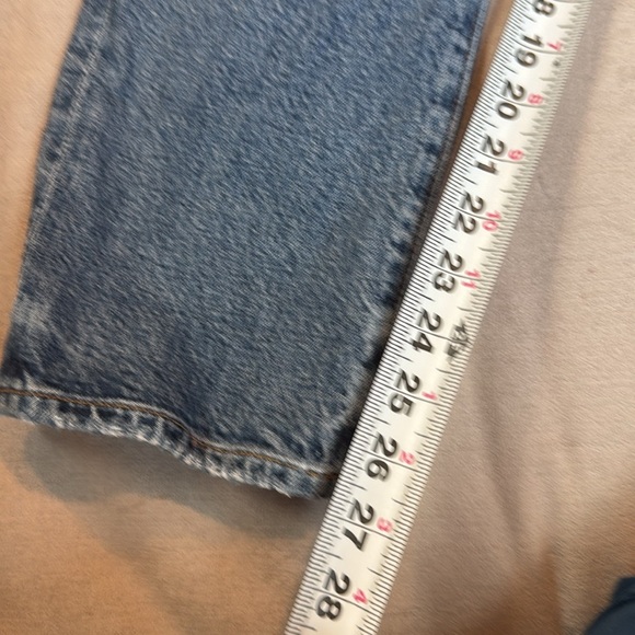 Agolde Toni mid rise style a133-1255 Dark Blue Jeans - Picture 9 of 12